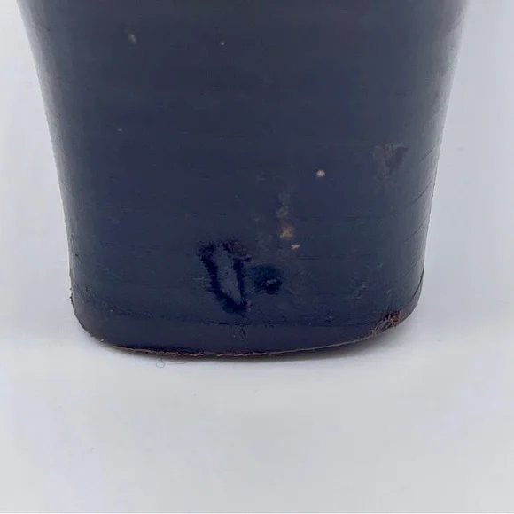 Y2K Aerosoles Leather Suede Loafers Pumps with Buckle and White Stitchin… - Picture 7 of 9